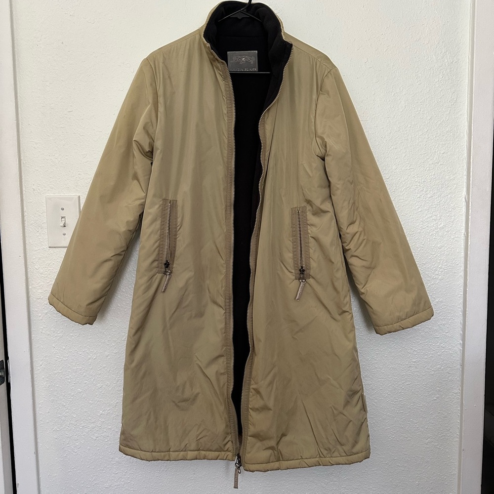 Women's Khaki Puffer Coat